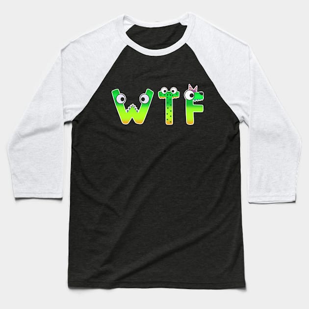 WTF Baseball T-Shirt by ThyShirtProject - Affiliate